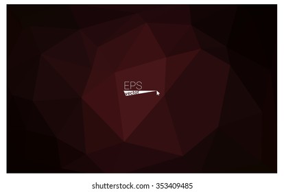 Dark red geometric rumpled triangular low poly origami style gradient illustration graphic background. Vector polygonal design for your business. Dark red geometric rumpled triangular low poly origami style gradient illustration graphic background. Vector polygonal design for your business.