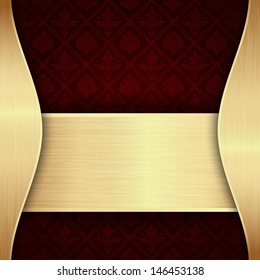 Dark red and gold background