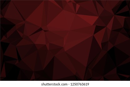 Dark red gradient. Geometric background. Abstract vector pattern