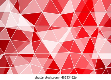 dark red gradient polygonal background with small triangle cell. vector illustration. for business design, wallpaper