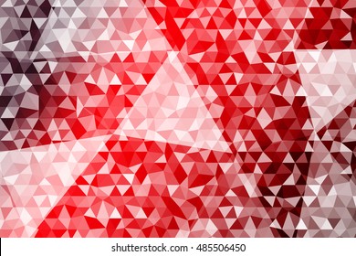 dark red gradient polygonal background with small triangle cell. vector illustration. for business design, wallpaper