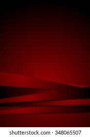 Dark red graphic background with stripes. Vector corporate design