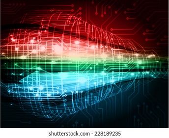 Dark red green blue Light Abstract Technology background for computer graphic website internet. circuit. text box. label. card.