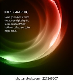 Dark red green Light Abstract Technology background for computer graphic website internet. text box. Brochure. card.