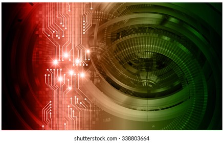 dark red green Light Abstract Technology background for computer graphic website internet and business. circuit. illustration. digital. infographics. binary code background. www.vector.Spark. gear