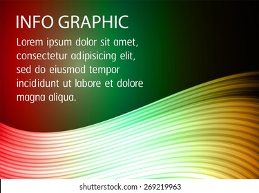 dark red green orange Light Abstract Technology background for computer graphic website internet. text box. Brochure. card. wave. label. banner. curve. silver