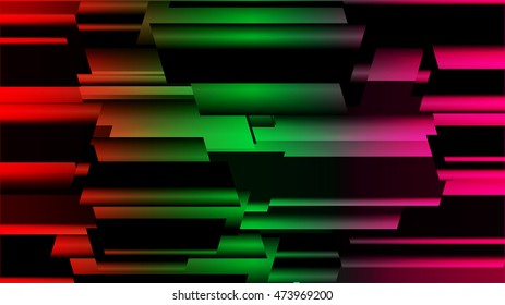 Dark red green pink color Light Abstract Technology background for computer graphic website internet and business. move motion speed blur.