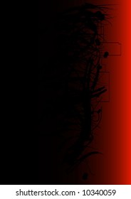 Dark Red Grunge Background