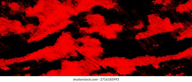 Dark red grunge stripes abstract banner design. Geometric tech vector background