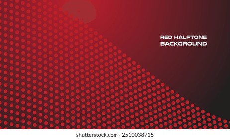 Dark Red Halftone abstract background vector image for backdrop or presentaion