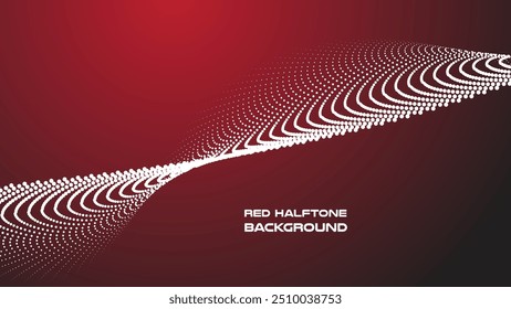 Imagem de vetor de plano de fundo abstrata de Meio-Tom Vermelho Escuro para plano de fundo ou apresentação
