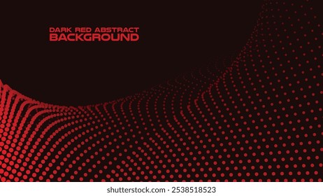 Dark Red Halftone Abstract Background for Backdrop or Presentation