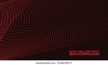 Dark Red Halftone Abstract Background for Backdrop or Presentation