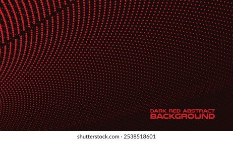 Dark Red Halftone Abstract Background for Backdrop or Presentation