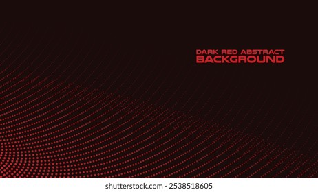 Dark Red Halftone Abstract Background for Backdrop or Presentation