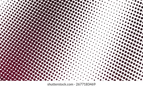 Dark red halftone abstract background for modern digital poster graphic wallpaper and web design