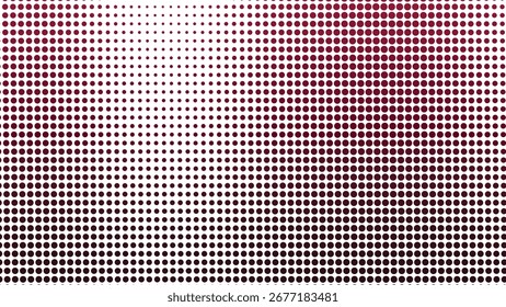 Dark red halftone abstract background for modern digital poster graphic wallpaper and web design