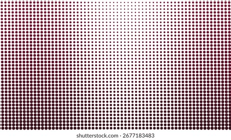Dark red halftone abstract background for modern digital poster graphic wallpaper and web design
