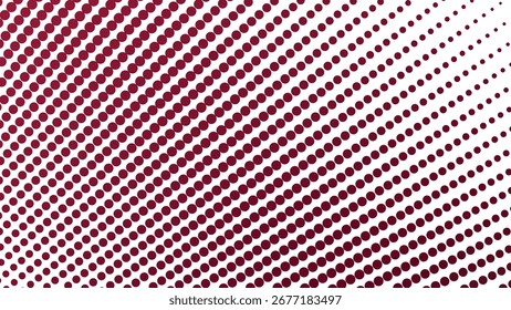 Dark red halftone abstract background for modern digital poster graphic wallpaper and web design