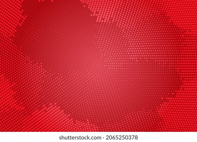 Dark Red Halftone Christmas Background. Scarlet, Light Purple Half Tone Christma Vector Pattern with Dots, Gradients and Glowing Stars for Web Layout