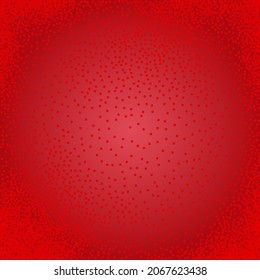 Dark Red Halftone Christmas Background. Scarlet, Light Purple Half Tone Christma Vector Pattern with Dots, Gradients and Glowing Stars for Web Layout