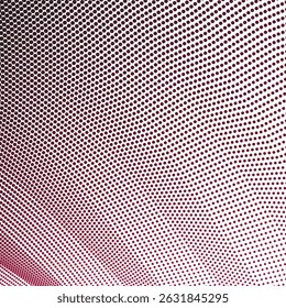 Dark Red Halftone Seamless Pattern Background