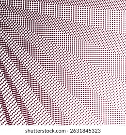 Dark Red Halftone Seamless Pattern Background