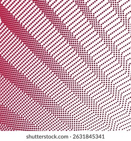 Dark Red Halftone Seamless Pattern Background