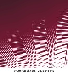 Dark Red Halftone Seamless Pattern Background