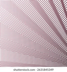 Dark Red Halftone Seamless Pattern Background