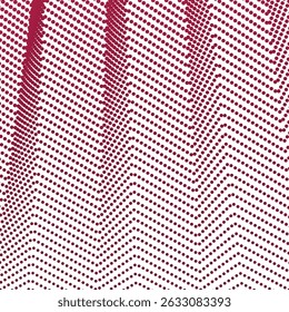 Dark Red Halftone Seamless Pattern Background