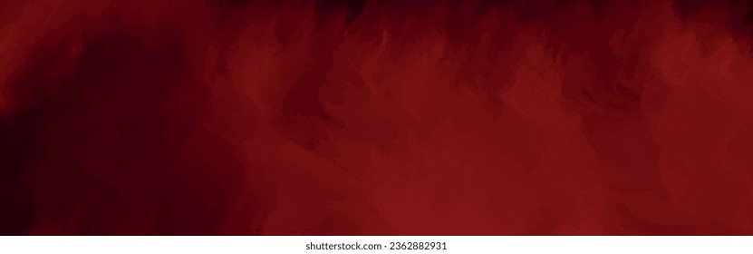 Dark Red horror scary background. grunge horror texture concrete. Dark grunge red concrete. Red textured stone wall background. Dark edges. Dark red grungy background or texture.
