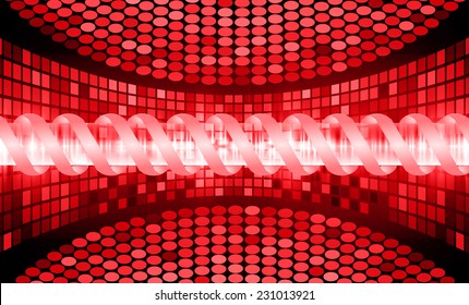 Dark red lamp Light Abstract Technology background for computer graphic website internet. pixels, mosaic