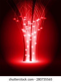 Dark red light Abstract background. dark red color Light Abstract Technology background for computer graphic website internet and business. circuit. illustration. infographics. ray