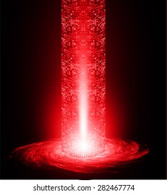 Dark red light Abstract background. dark red color Light Abstract Technology background for computer graphic website internet and business. circuit. illustration. infographics. ray