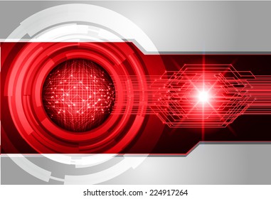 Dark red Light Abstract Technology background for computer graphic website and internet, circuit board. 