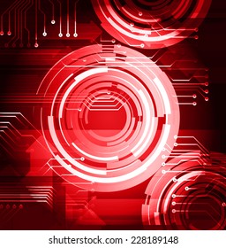 Dark red Light Abstract Technology background for computer graphic website internet. circuit. text box. label. card.