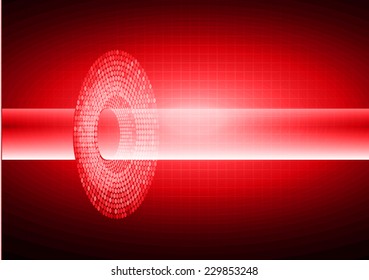 Dark red Light Abstract Technology background for computer graphic website internet and technology. 