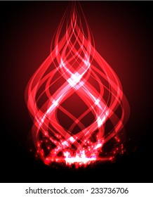 Dark red Light Abstract Technology background for computer graphic website internet and business. text box. Brochure. card. wave. 