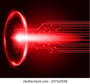 Dark red Light Abstract Technology background for computer graphic website internet.
