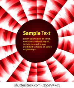 Dark red Light Abstract Technology background for computer graphic website internet and business. circle text box. Brochure. card. wave