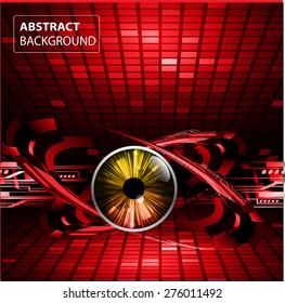 dark red Light Abstract Technology background for computer graphic website internet and business. circuit. vector illustration. pixel. mosaic. table. text box. card. label. infographics.