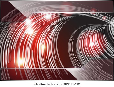 Dark Red Light Abstract Technology background for computer graphic with text box