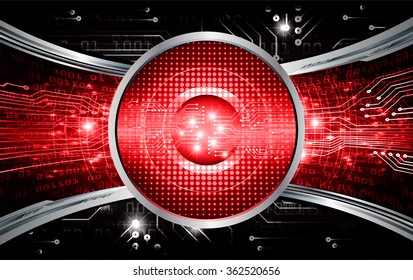 dark red Light Abstract Technology background for computer graphic website internet and business. circuit. illustration.digital.infographics. binary code. zero one. vector.eye sac virus