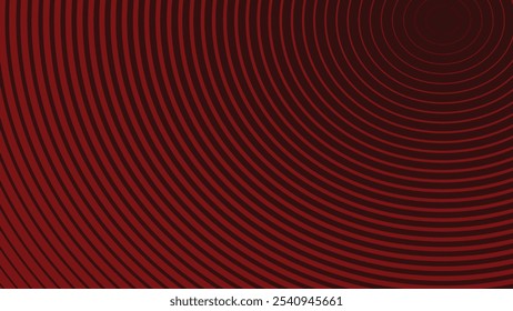 Dark Red line circle abstract background for backdrop or presentation