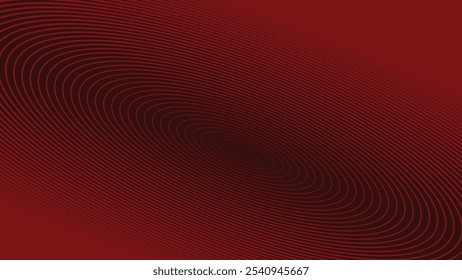 Dark Red line circle abstract background for backdrop or presentation