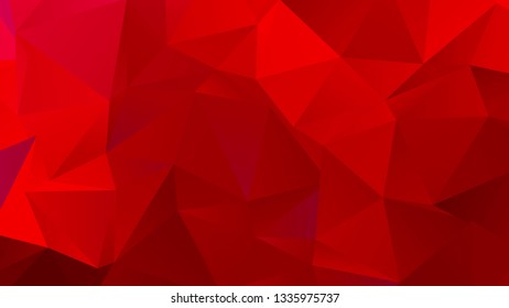 Dark Red Low Poly BG for Banner