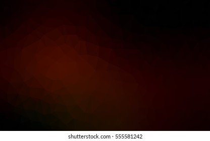 Dark Red Low poly crystal background. Polygon design pattern. Low poly vector illustration, low polygon background.