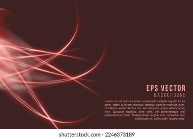 Dark red luxury background with glowing shape decoration
