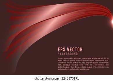 Fondo de lujo rojo oscuro con una decoración de formas llamativas